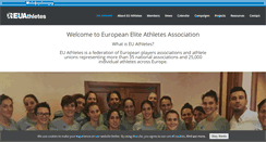 Desktop Screenshot of euathletes.org