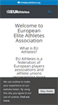 Mobile Screenshot of euathletes.org